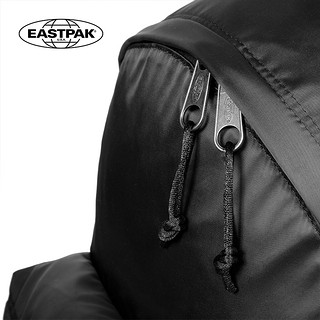 EASTPAK 依斯柏 SATINFACTION系列女士简约拉链纯色休闲双肩包EK62023Y 黑色中包