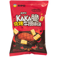 LYFEN 来伊份 kaka脆 烧烤牛排味块 95g