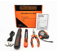 BLACK&DECKER 百得 BD40HT-A9 智能电动螺丝起子8件工具套装