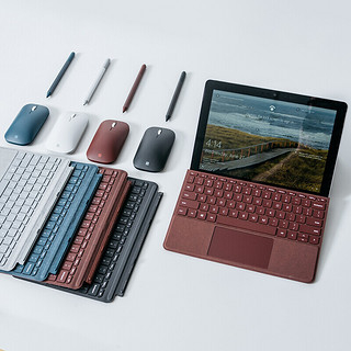 Microsoft 微软 Surface Go 一代 10英寸 Windows 10 二合一平板电脑(1800x1200dpi、奔腾4415Y、8GB、256GB、LTE版、银色）