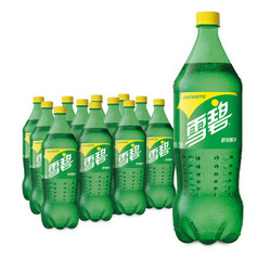 雪碧 Sprite 柠檬味 汽水 碳酸饮料 1.25L*12瓶 整箱装 可口可乐公司出品 *2件