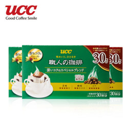 UCC 悠诗诗 滴滤式职人咖啡粉深厚浓郁 3盒