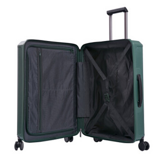 康沃（CONWOOD）行李箱PC129 20英寸黑色万向轮拉杆箱 男女登机箱防刮旅行箱