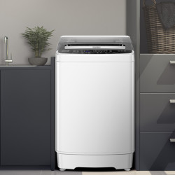 HYUNDAI 现代电器 XQB80-HAS201 波轮洗衣机 8kg 灰白色