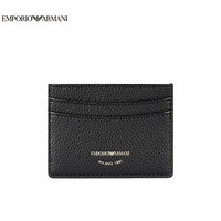 EMPORIO ARMANI阿玛尼EA奢侈品20秋冬女士卡包 Y3H013-YFW9B BLACK-80001黑色 U