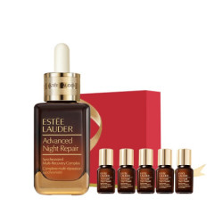 雅诗兰黛(Estee Lauder)棕瓶50ml护肤套装(礼盒内赠棕瓶7ml*5 小棕瓶精华)
