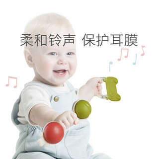 babycare婴幼儿手摇铃玩具儿童玩具宝宝 0-1岁新生儿宝宝安抚牙胶玩具趣味牙胶摇铃(箱装)7220