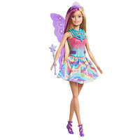 芭比（Barbie）女孩儿童娃娃换装玩具 童话公主百变礼盒GJB72