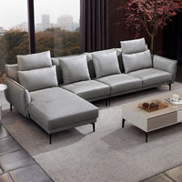 QuanU 全友 102529A 简约牛皮沙发