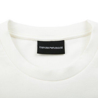 EMPORIO ARMANI阿玛尼EA奢侈品20秋冬男士卫衣 6H1MQ9-1JHSZ WHITE-0101白色 L