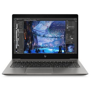 HP 惠普 ZBook 14U G6 八代酷睿版 14.0英寸 移动工作站 灰色（酷睿i7-8565U、WX3200 4G、16GB、512GB SSD、1080P）