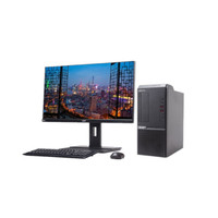 acer 宏碁 Veriton D750 20英寸 台式机 黑色(AMD A12-9800、核芯显卡、4GB、128GB SSD+1TB HDD、风冷)