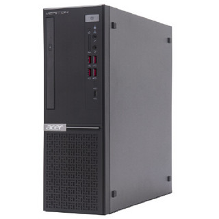 acer 宏碁 Veriton B650 八代酷睿版 21.5英寸 商务台式机 黑色 (酷睿i3-8100、核芯显卡、4GB、128GB SSD+1TB HDD、风冷)
