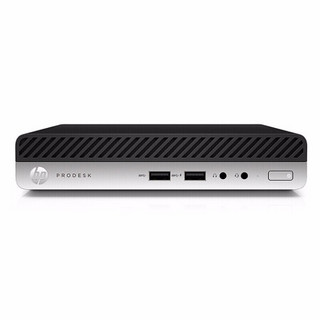 HP 惠普 ProDesk 600 G5 DM 商用台式机 黑色 (酷睿i5-9500T、核芯显卡、4GB、1TB HDD、风冷)