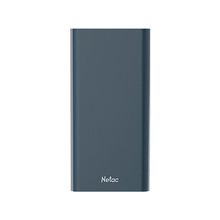 Netac/朗科 10000毫安充电宝大容量移动电源快充金属超薄便携