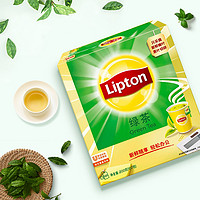 T立顿茶包新鲜绿茶包新鲜绿茶茶叶100包*