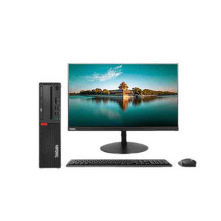 Lenovo 联想 ThinkCentre M720s 9代酷睿版 21.5英寸 商用台式机 黑色(酷睿i5-9500、核芯显卡、16GB、256GB SSD+2TB HDD、风冷)