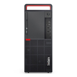 Lenovo 联想 ThinkCentre M920t 九代酷睿版 21.5英寸 商用台式机 黑色 (酷睿i9-9900、4G独显、64GB、2TB SSD、风冷)