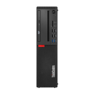 Lenovo 联想 ThinkCentre M720s 9代酷睿版 23.8英寸 商用台式机 黑色(酷睿i5-9500、核芯显卡、16GB、256GB SSD+2TB HDD、风冷)