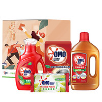  OMO/奥妙 除菌除螨 洗衣液套装+内衣皂+洗衣机槽清洁剂+除菌液