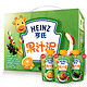  Heinz 亨氏 果泥婴儿吸吸袋 苹果西梅泥草莓+黑加仑+香橙14袋　