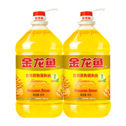 金龙鱼 花生浓香型食用植物调和油   5L*2桶