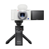 SONY 索尼 ZV-1 数码相机 美肤拍摄/强悍对焦/学生入门/Vlog/4K视频 ZV1 白色