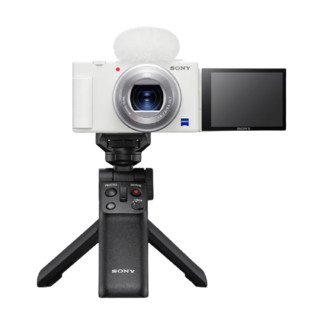 SONY 索尼 ZV-1 1英寸数码相机（9.4-25.7mm、F1.8）白色