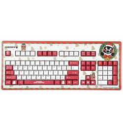 樱桃（Cherry）G80-3000 熊本熊限定版 官方正版授权 定制键盘 游戏办公机械键盘 定制键盘 圣诞款 青轴
