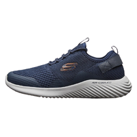 SKECHERS 斯凯奇 Bounder 男士休闲运动鞋 52510/NVOR 海军蓝色/橘色 41