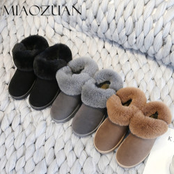 妙钻雪地靴女短筒2020冬季新款韩版百搭学生棉鞋女加绒保暖短靴潮