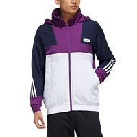 adidas NEO M SS WRMLN WB 男士运动夹克 FN6537 荣耀紫/白 S