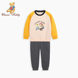 CLASSIC TEDDY 精典泰迪 儿童卫衣卫裤套装