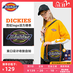 Dickies潮牌斜挎包男死飞党帆布女包骑行束口单肩邮差包