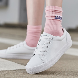 LI-NING 李宁 女士休闲鞋 AGCPO72-2 白/黑 37