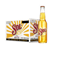 SOL 苏尔 喜力苏尔啤酒330mL 24瓶（铁金刚5L*1+悠世白啤酒500ml*4+钥匙链）