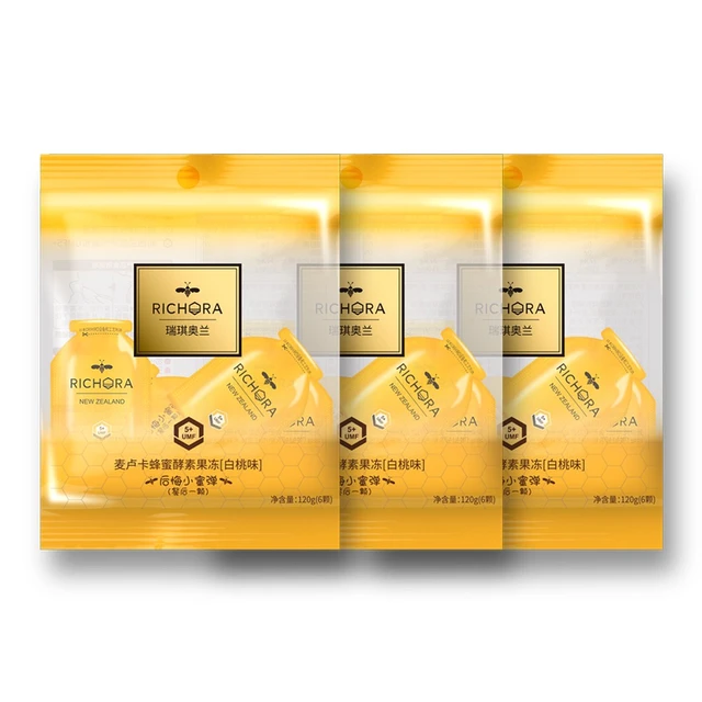 Richora 瑞琪奥兰 麦卢卡蜂蜜酵素果冻 白桃味