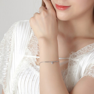 潮宏基 CHJ JEWELLERY 花季 PT950铂金手链女款 计价 SCP40000286 约3g