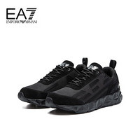 EA7 EMPORIO ARMANI阿玛尼EA7奢侈品20秋冬男女士同款休闲鞋 X8X033-XK162 BLACK-E593黑色 8.5