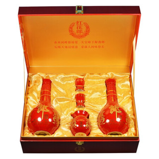 LANGJIU 郎酒 红花郎10 53%vol 酱香型白酒 500ml*2瓶*4盒 礼盒装