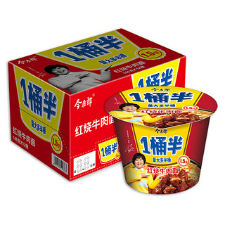 今麦郎 一桶半 红烧牛肉面 146g*12桶