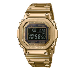 CASIO 卡西欧 G-SHOCK  GMW-B5000D-1PR 男士太阳能腕表 周年限定款 金属表带