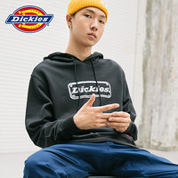 Dickies卫衣 卫衣男 连帽卫衣 长袖卫衣 20秋冬 毛圈布 宽松上衣 DK008149 黑色 L