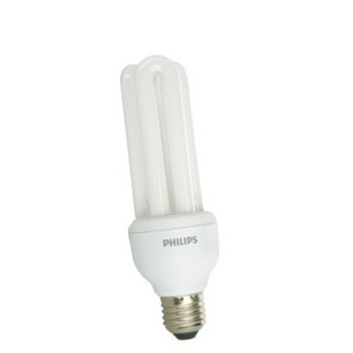 飞利浦PHILIPS E27大螺口 3U节能灯 23W 48mm*160mm 6500K白光定制