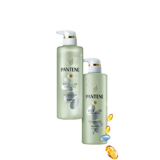 PANTENE 潘婷 净油水润系列洗护套装 2件套(头皮洗发露530ml+轻盈润发乳530ml)