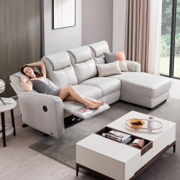 商品芝华仕 头等舱 现代简约 真皮功能沙发电动 头层牛皮 客厅组合