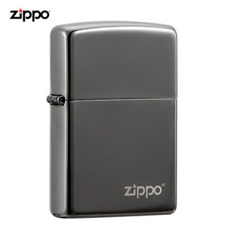 美国进口 之宝（zippo） 防风煤油打火机不含油  150ZL黑冰商标 品牌直供原装正版