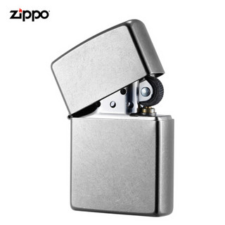 美国进口 之宝（zippo） 防风煤油打火机不含油   207花砂镀铬 品牌直供原装正版