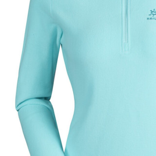 凯乐石防风保暖女款立领抓绒衣kg2032601 浅冰蓝 l