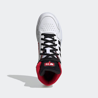 阿迪达斯官网 adidas neo ENTRAP MID 男鞋休闲运动鞋FW7020 白/一号黑/浅猩红 42(260mm)